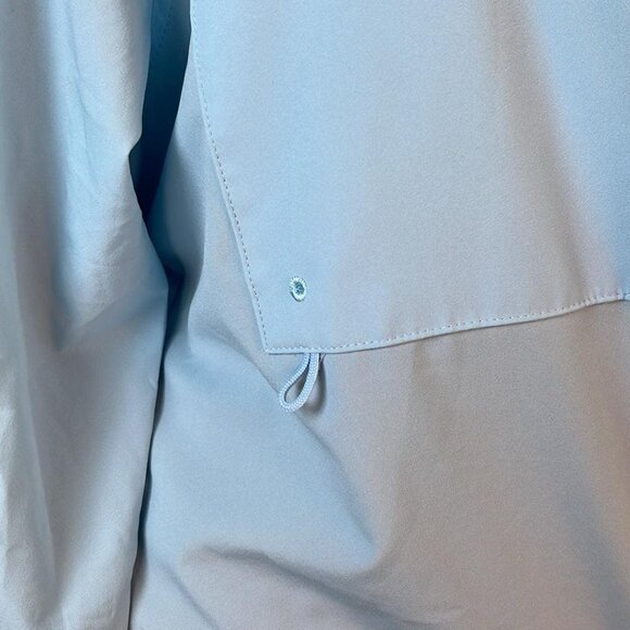 World Wide Sportsman Men's Fishing Shirt XL Long Sleeve Solid Blue Pockets Fish - Picture 12 of 13